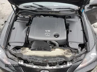 2007 Lexus IS 250 with VIN JTHBK262872039083, listed as a Copart auction lot 57882035 with 191,011 mi miles and Salvage title. Bid and sale history available at DreamBid. Image 11.