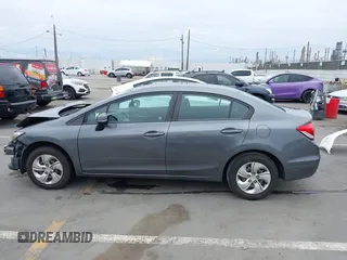 2013 Honda Civic LX with VIN 19XFB2F59DE232287, listed as a IAAI auction lot 42068594 with 132,231 mi miles and . Bid and sale history available at DreamBid. Image 15.