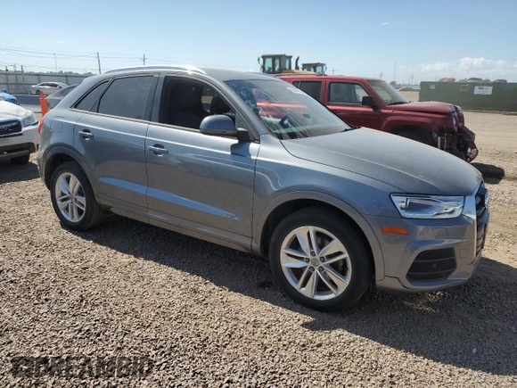 2017 Audi Q3 Premium with VIN WA1ECCFS9HR008042, listed as a Copart auction lot 63979995 with 45,208 mi miles and Clean title. Bid and sale history available at DreamBid. Image 4.
