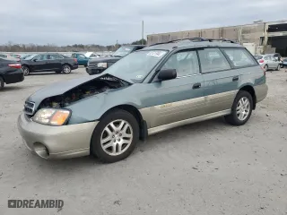 2001 Subaru Legacy Wagon Outback w/RB Equip with VIN 4S3BH665817631532, listed as a Copart auction lot 82431594 with 186,004 mi miles and Salvage Title. Bid and sale history available at carsss.com. Image 1.