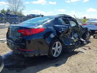 2013 Kia Optima EX with VIN 5XXGN4A74DG245486, listed as a IAAI auction lot 42047751 with 143,943 mi miles. Bid and sale history available at carsss.com. Image 4.