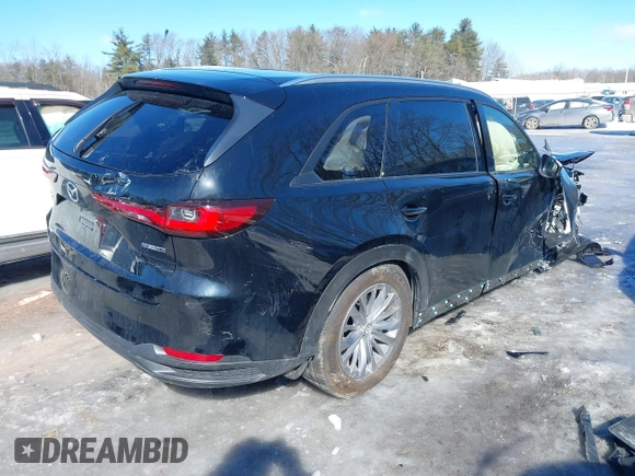 2024 Mazda CX-90 Preferred Plus with VIN JM3KKCHD7R1166459, listed as a IAAI auction lot 41621442 with 5,742 mi miles and . Bid and sale history available at DreamBid. Image 4.