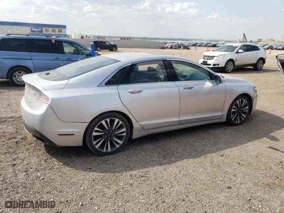 2018 Lincoln MKZ Reserve with VIN 3LN6L5E91JR607849, listed as a Copart auction lot 71219994 with 123,070 mi miles and Salvage Title. Bid and sale history available at carsss.com. Image 3.