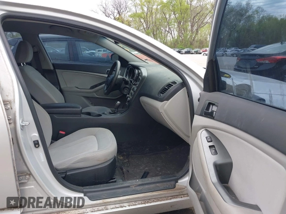 2011 Kia Optima LX with VIN KNAGM4A71B5149283, listed as a IAAI auction lot 42034379 with Not Provided miles and . Bid and sale history available at DreamBid. Image 5.