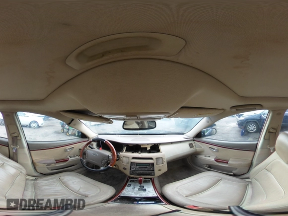 2006 Hyundai Azera SE with VIN KMHFC46F86A110023, listed as a IAAI auction lot 41427898 with 197,837 mi miles and . Bid and sale history available at DreamBid. Image 18.