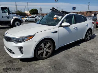 2018 Kia Optima SX with VIN 5XXGW4L25JG207520, listed as a Copart auction lot 45645865 with 94,771 mi miles and Salvage Title. Bid and sale history available at carsss.com. Image 1.