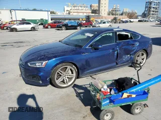 2018 Audi A5 Sportback Prestige with VIN WAUFNCF55JA078752, listed as a Copart auction lot 41371574 with 32,368 mi miles. Bid and sale history available at carsss.com. Image 1.
