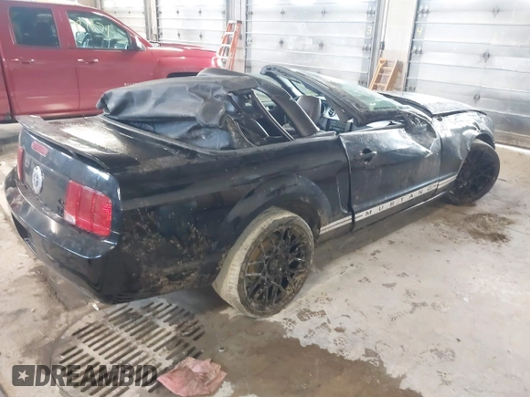 2005 Ford Mustang Deluxe with VIN 1ZVHT84N755243052, listed as a IAAI auction lot 41881137 with 109,366 mi miles and . Bid and sale history available at DreamBid. Image 4.