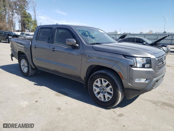 2024 Nissan Frontier SV with VIN 1N6ED1EJ3RN620050, listed as a Copart auction lot 47044615 with 16,947 mi miles and Salvage Title. Bid and sale history available at carsss.com. Image 4.
