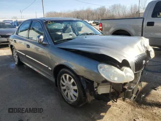 2003 Hyundai Sonata GLS with VIN KMHWF35H43A778742, listed as a Copart auction lot 48564195 with 0 mi miles and Salvage Title. Bid and sale history available at carsss.com. Image 4.