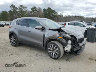2019 Kia Sportage EX with VIN KNDPN3AC1K7559626, listed as a Copart auction lot 47413215 with 69,428 mi miles and Salvage title. Bid and sale history available at DreamBid. Image 4.