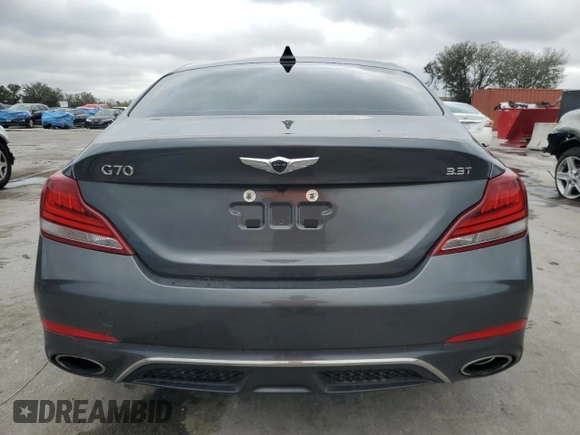 2020 Genesis G70 3.3T with VIN KMTG54LE8LU048052, listed as a Copart auction lot 88071305 with 42,502 mi miles and Salvage Title. Bid and sale history available at DreamBid. Image 6.