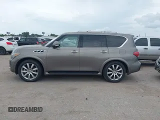 2014 Infiniti QX80 with VIN JN8AZ2NF5E9556556, listed as a IAAI auction lot 42455689 with 237,980 mi miles and . Bid and sale history available at DreamBid. Image 14.
