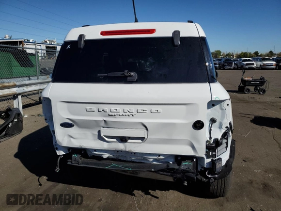2024 Ford Bronco Sport Big Bend with VIN 3FMCR9B68RRE16976, listed as a Copart auction lot 72742844 with 1,757 mi miles and Salvage title. Bid and sale history available at DreamBid. Image 6.