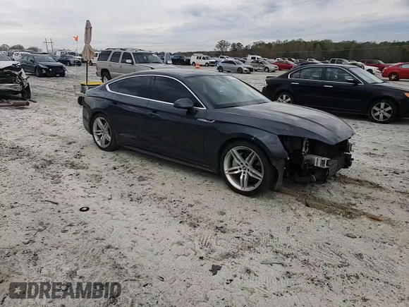 2018 Audi A5 Sportback Premium Plus with VIN WAUENCF59JA028433, listed as a Copart auction lot 48007004 with 75,045 mi miles. Bid and sale history available at carsss.com. Image 11.