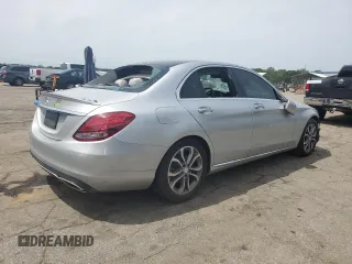 2017 Mercedes-Benz C 300 with VIN WDDWF4JB2HR253222, listed as a Copart auction lot 56388125 with 105,591 mi miles and Salvage title. Bid and sale history available at DreamBid. Image 3.
