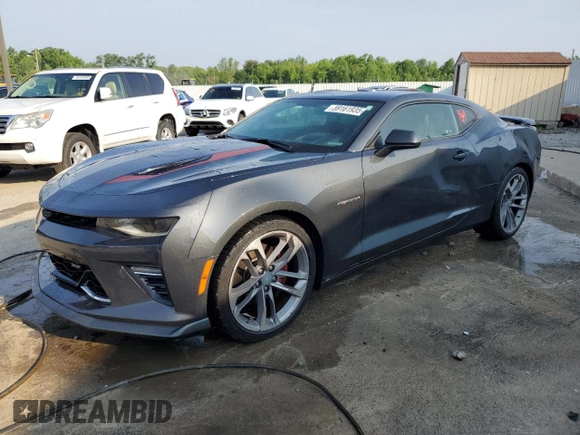 2017 Chevrolet Camaro 2SS with VIN 1G1FG1R71H0143751, listed as a Copart auction lot 59161935 with 56,915 mi miles and Salvage title. Bid and sale history available at DreamBid. Image 1.