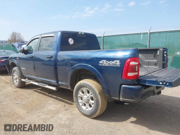 2021 Ram 2500 Laramie with VIN 3C6UR5FJ2MG668959, listed as a IAAI auction lot 42066247 with 14,739 mi miles. Bid and sale history available at carsss.com. Image 3.