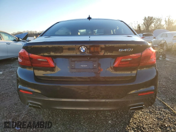 2018 BMW 5 Series 540i with VIN WBAJE5C51JG918565, listed as a Copart auction lot 48204955 with 74,474 mi miles and Salvage Title. Bid and sale history available at carsss.com. Image 6.