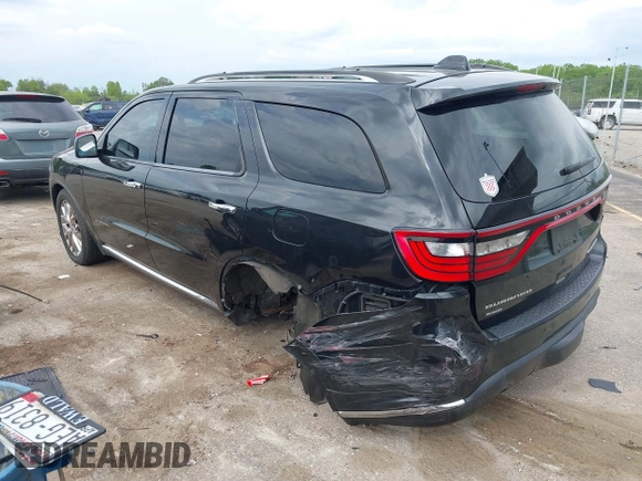 2014 Dodge Durango Citadel with VIN 1C4RDJEGXEC524883, listed as a IAAI auction lot 42357919 with 205,100 mi miles and . Bid and sale history available at DreamBid. Image 3.