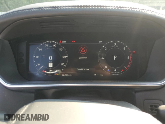 2018 Land Rover Range Rover HSE with VIN SALGS2RK6JA505795, listed as a Copart auction lot 65887004 with 24,926 mi miles and Salvage title. Bid and sale history available at DreamBid. Image 9.