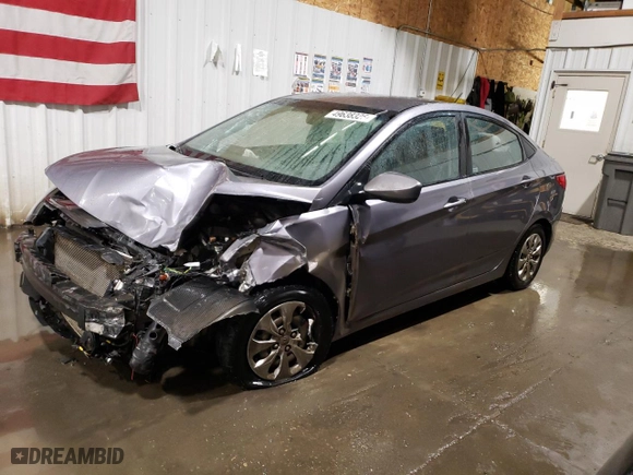 2015 Hyundai Accent GLS with VIN KMHCT4AE7FU825164, listed as a Copart auction lot 49638325 with 153,028 mi miles and Salvage Title. Bid and sale history available at carsss.com. Image 1.