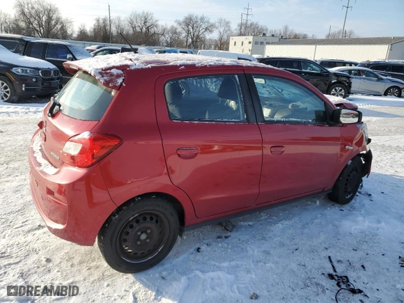 2018 Mitsubishi Mirage ES with VIN ML32A3HJ0JH003409, listed as a Copart auction lot 41574495 with 0 mi miles and Salvage Title. Bid and sale history available at carsss.com. Image 3.