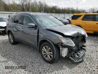 2016 Nissan Rogue SV with VIN JN8AT2MT4GW015737, listed as a Copart auction lot 49930235 with 106,858 mi miles and Salvage Title. Bid and sale history available at carsss.com. Image 4.