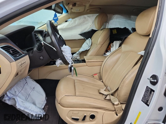2017 Genesis G80 3.8L z VIN KMHGN4JE5HU167732, wystawiony jako Copart lot #61916625 z przebiegiem Nie podano mil oraz Szkoda całkowita • Salvage title. Historia ofert i sprzedaży dostępna na DreamBid. Obrazek 7.