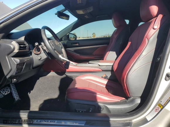 2015 Lexus RC 350 with VIN JTHHE5BC3F5008743, listed as a Copart auction lot 79248364 with 137,648 mi miles and Salvage Title. Bid and sale history available at carsss.com. Image 7.