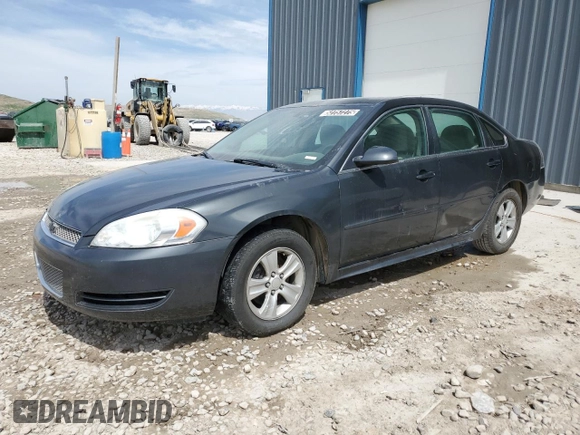 2012 Chevrolet Impala LS Fleet with VIN 2G1WF5E35C1331263, listed as a Copart auction lot 52757275 with 138,332 mi miles and Clean Title. Bid and sale history available at DreamBid. Image 1.