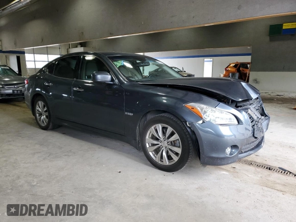 2012 Infiniti M Hybrid with VIN JN1EY1AP1CM910773, listed as a Copart auction lot 56379845 with 168,626 mi miles and Clean title. Bid and sale history available at DreamBid. Image 4.