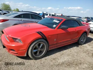 2014 Ford Mustang V6 with VIN 1ZVBP8EMXE5215679, listed as a Copart auction lot 47837345 with 137,881 mi miles and Salvage Title. Bid and sale history available at carsss.com. Image 1.