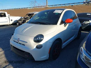2018 FIAT 500e with VIN 3C3CFFGE9JT377399, listed as a IAAI auction lot 41641125 with 26,157 mi miles. Bid and sale history available at carsss.com. Image 2.