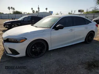 2023 Honda Civic Sedan Sport with VIN 2HGFE2F54PH519649, listed as a Copart auction lot 52382335 with Not Provided miles and Salvage Title. Bid and sale history available at carsss.com. Image 1.