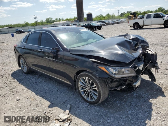 2017 Genesis G80 3.8L z VIN KMHGN4JEXHU175292, wystawiony jako Copart lot #51922895 z przebiegiem Nie podano mil oraz Szkoda całkowita • Salvage title. Historia ofert i sprzedaży dostępna na DreamBid. Obrazek 4.