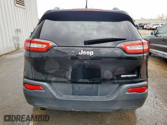 2017 Jeep Cherokee Sport with VIN 1C4PJLAB2HW640765, listed as a Copart auction lot 63521905 with 83,754 mi miles and Clean title. Bid and sale history available at DreamBid. Image 6.