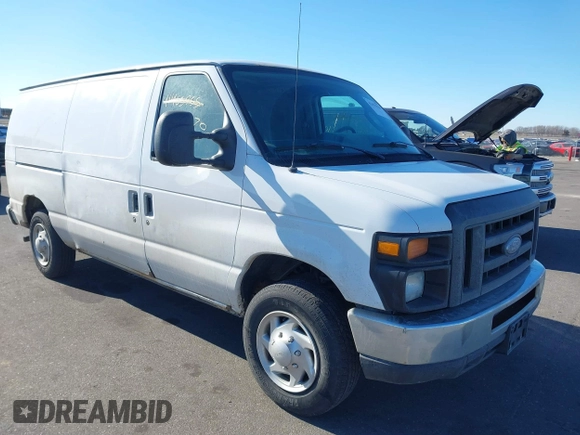 2012 Ford Econoline Cargo Commercial with VIN 1FTNE1EW7CDB34365, listed as a IAAI auction lot 41475570 with 278,883 mi miles and . Bid and sale history available at DreamBid. Image 1.