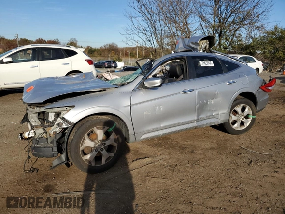 2011 Honda Accord Crosstour EX-L with VIN 5J6TF2H58BL001142, listed as a Copart auction lot 76828004 with 0 mi miles and Salvage Title. Bid and sale history available at carsss.com. Image 1.