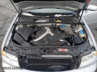 2002 Audi A6 with VIN WAULD64B12N073218, listed as a Copart auction lot 84092264 with 0 mi miles and Salvage Title. Bid and sale history available at carsss.com. Image 12.