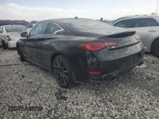 2017 Infiniti Q60 Red Sport 400 with VIN JN1FV7EL9HM701683, listed as a Copart auction lot 49708395 with 218,985 mi miles and Salvage Title. Bid and sale history available at carsss.com. Image 2.