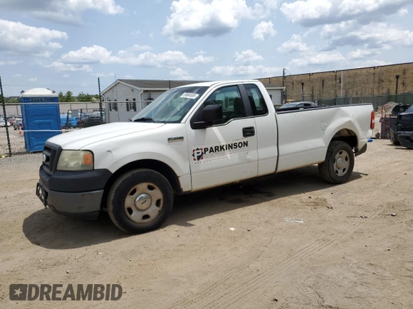 2007 Ford F-150 XL with VIN 1FTRF122X7NA00997, listed as a Copart auction lot 59664585 with 295,172 mi miles and Salvage title. Bid and sale history available at DreamBid. Image 1.