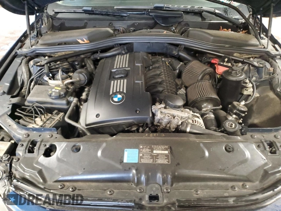 2008 BMW 5 Series 535xiT with VIN WBAPT73538CX01063, listed as a Copart auction lot 56895265 with 166,164 mi miles and Salvage title. Bid and sale history available at DreamBid. Image 12.