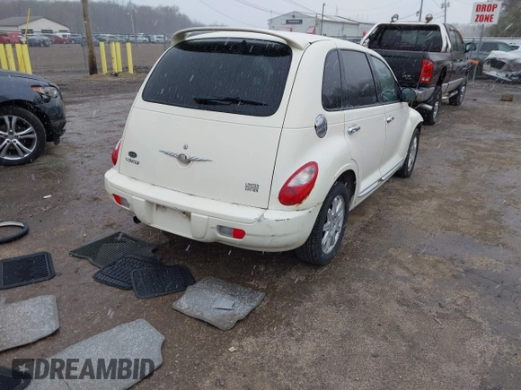 2007 Chrysler PT Cruiser Limited with VIN 3A8FY68B47T623526, listed as a IAAI auction lot 41994985 with 153,132 mi miles. Bid and sale history available at carsss.com. Image 4.