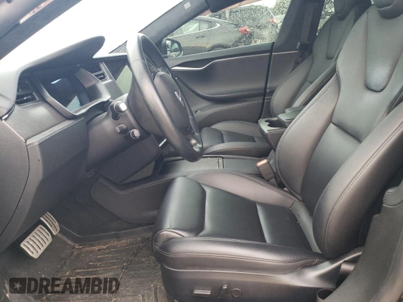 2020 Tesla Model S Performance with VIN 5YJSA1E46LF371225, listed as a Copart auction lot 86271744 with 20,045 mi miles and Salvage title. Bid and sale history available at DreamBid. Image 7.