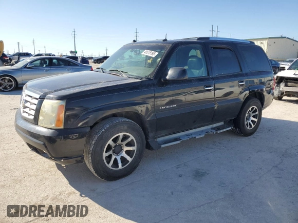 2003 Cadillac Escalade z VIN 1GYEC63T63R317510, wystawiony jako Copart lot #48515195 z przebiegiem 398 303 mil mil oraz Czysty tytuł • Clean title. Historia ofert i sprzedaży dostępna na DreamBid. Obrazek 1.