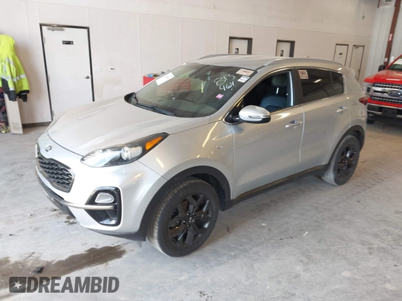 2020 Kia Sportage S with VIN KNDP6CAC3L7813464, listed as a IAAI auction lot 42128252 with 76,271 mi miles. Bid and sale history available at carsss.com. Image 17.