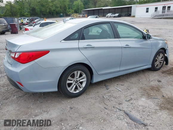2014 Hyundai Sonata GLS with VIN 5NPEB4AC4EH857304, listed as a IAAI auction lot 42092407 with 139,363 mi miles and . Bid and sale history available at carsss.com. Image 4.