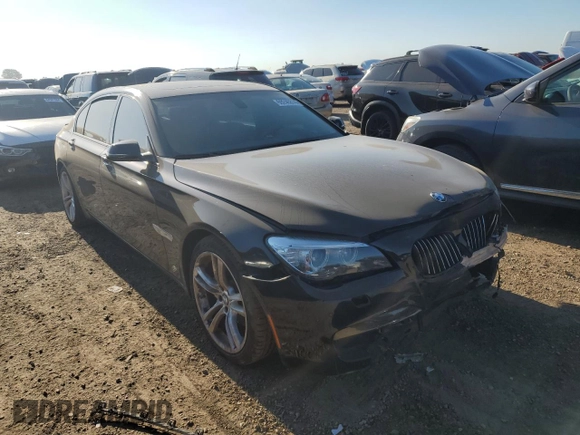2015 BMW 7 Series 740Li with VIN WBAYE4C56FD138966, listed as a Copart auction lot 69240874 with 94,558 mi miles and Salvage Title. Bid and sale history available at DreamBid. Image 4.