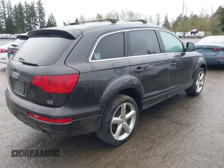 2007 Audi Q7 Premium Plus with VIN WA1EY74L37D063845, listed as a IAAI auction lot 41990769 with 1 mi miles. Bid and sale history available at carsss.com. Image 4.